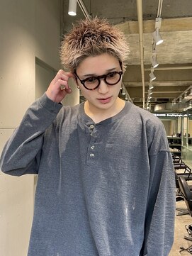 ロジ(loji) 人気No1グレージュスパイキーショート