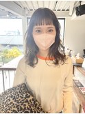 【中井千佳】オン眉ロングパーマ風アレンジ♪