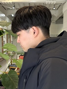 ラレイ ハラジュク(Lalei harajuku) 【白石】韓国風メンズ刈り上げマッシュ/韓国男子風カット