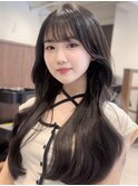 韓国ヘア/似合わせ/顔まわり/アッシュグレージュ/谷町四丁目