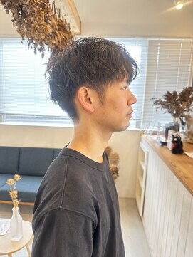 ジジ 宇都宮(Gigi) ベリーショート/ダークアッシュ/ニュアンスパーマ/宇都宮/鶴田