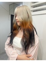 ヴィア(Via)&nbsp;狐カラー／デザインカラー／裾カラー／ハイトーン／ケアブリーチ