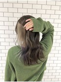 イヤリングカラー/ホワイトベージュ×オリーブグレージュ