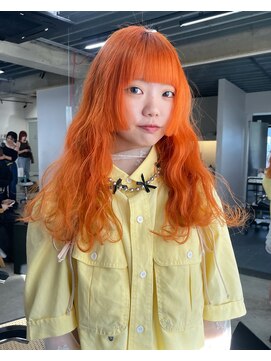 ゾーイダイミョウ(ZOEY daimyo) オレンジ＋フワ巻き