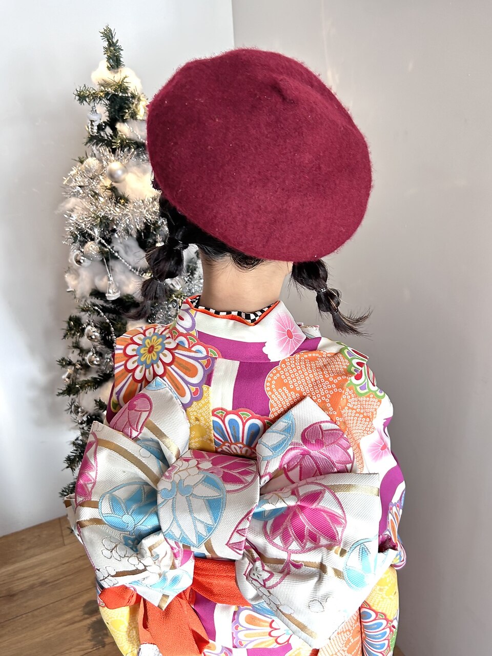 7歳 七五三 ベレー帽 ウェーブ ヘアセット 辻堂：L229686740｜シー