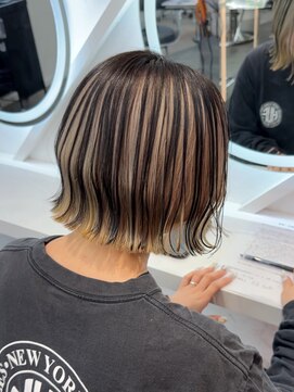 ロンドヴァリー 渋谷店(Lond vallee) メルティカラー似合わせカットウェーブミディアム髪質改善韓国