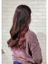 ビスイル 秋葉原店(Vis ill) 大人可愛い艶カラーカーキベージュブラウンウルフエンドカラー