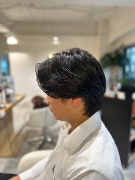 メンズカット バイ ソイクフ(メンズカット by SOY-KUFU) 20代30代40代◎韓国マッシュスペインカールブルーブラック