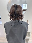 個性派ツイン/カチモリヘア/参列/結婚式/お呼ばれヘア