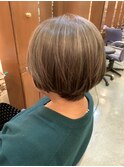 白髪ぼかしハイライト