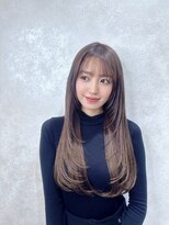 アンククロス 青山店(ANKH CROSS) レイヤーカット/ロングレイヤー/透明感オリーブブラウン