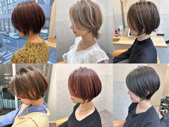 カロン バイ ジーナ 柏の葉キャンパス(Kalon by Zina)の写真/[#小顔#似合わせ］自宅でも簡単にセットできる"抜け感"のあるショートカット&ボブならZinaで★