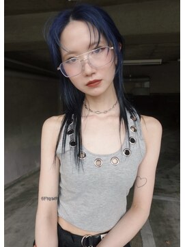 ユルク(JURK nagoya) 【 HINA STYLE 】ネイビーカラー　ブルー