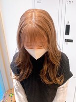 セイドット リー(Say. Ree)&nbsp;Say.ロングレイヤーミルクティーベージュハイトーン表参道青山