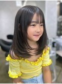 キッズカット/レイヤースタイル/お手入れ簡単ヘア