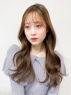 レア 表参道(L'ea) ・オリーブグレー/クラゲヘアー/ココアベージュ/小顔カット/黒髪