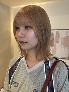 ラヴィズム 名駅店(LUVISM) ミルクティーベージュ/ブロンド/ダブルカラー