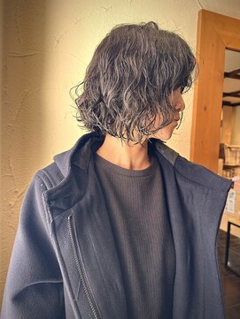 クセ毛活かしボブパーマ♪担当川合