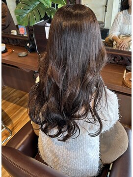 ロング透明感カラーコテアレンジ