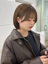 ルフェリ(Lufeli)&nbsp;【Lufeli】いとうりお　ミニボブ/オリーブベージュ/顔周りカット