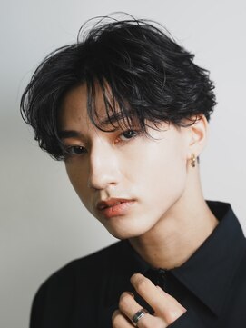 フィフス 渋谷(fifth) 渋谷ニュアンスルーズフェザーパーマビジネスヘアセンターパート