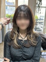 エレン 新百合ヶ丘店(ELEN)&nbsp;レイヤーたっぷりのハッシュカット