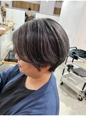 脱・白髪染め！ハイライトで作る大人女性の透明感カラー♪