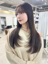 クレム 博多駅店(ChLem) ミディアムレイヤー 艶カラー 顔まわり髪質改善 博多美容室