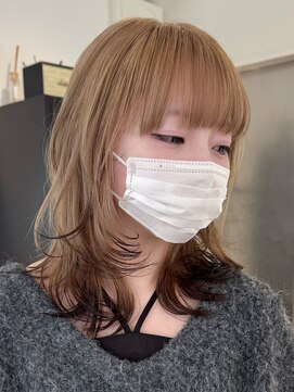 ホープ(hope) ハッシュカット/ハイトーンデザインカラー/大阪