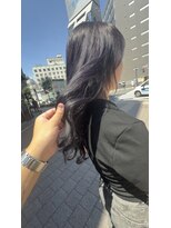 アルメリア 池袋(Arumeria)&nbsp;ダークヴァイオレットケアブリーチレイヤーカット