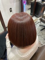 ヘアリゾート マンゴスティン(hair resort Mangosteen) ピンク系ワンレンボブ◎