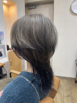 ヘア セフィール 八千代中央店(hair C'feel) 大人のハンサムウルフ×センターパート