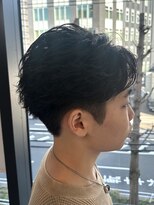ブルニール 中崎町(BLEUNIR) フェザーパーマ/フェザーショート