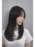 軽やかに動く　レイヤー×縮毛矯正　髪質改善のまとまりトレンドヘア￥19800