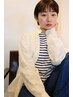前髪カット×カラー×3stepトリートメント ￥10000-