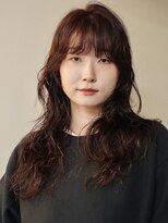 ノラ シブヤ(NORA) 小顔ミディアムパーマミディアムデジタルパーマボブパーマ前髪