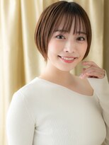カバーヘア ブリス 川口(COVER HAIR bliss) ブリーチなしミルクブラウン大人ショートヘア30代40代324Z川口