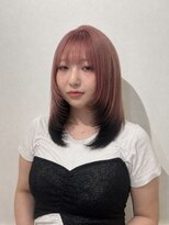 ヘアーサロン リアン 熊谷2号店(hair salon Rien)&nbsp;Pink×Blackcolor.:*☆
