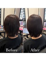 ヘアカラー専門店カラープラス石和店&nbsp;40代50代60代/BeforeAfter/白髪染め/おしゃれ染め