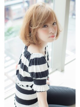 エアー 福岡(AIR) ［air-FUKUOKA］顔周りで骨格補正☆ショートボブ