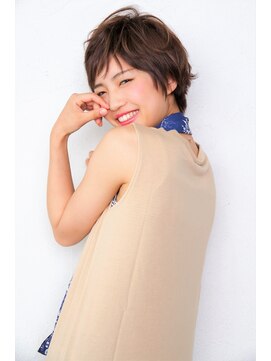 シーラス(cirrus) 【cirrus】 ライムベージュ×カジュアルショート20代/30代/40代