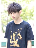 イメチェンくせ毛風パーマソフトツーブロックトランクスヘア