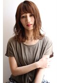 イルミナセミウエットウェーブミディ《鶴見 美容室 warm》