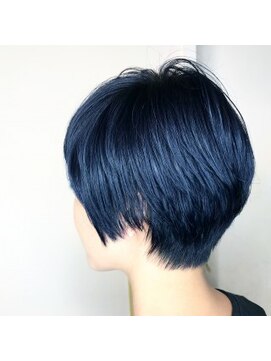 ブローチ プラス アイプロ 栄(Brooch+iPro) カラークセストパーでブルーブラック