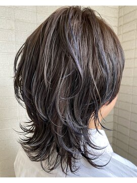 ラック 海老名店(LUCK) ウルフカット×透明感ハイライト
