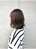外はねボブ×ラベンダーグレージュ