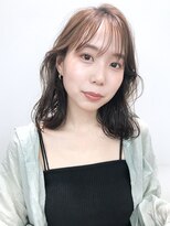 アイティーバイアルバム 藤沢店(IT by ALBUM)&nbsp;ナチュラルミディアム_オリーブカラーハイライトカラー_8099