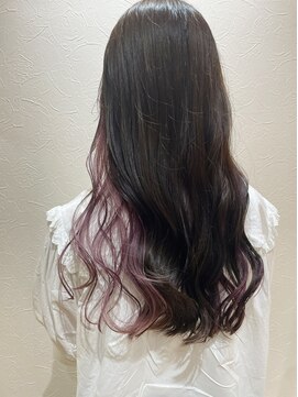 ルーツ(ROOTS) グレージュ×ラベンダーインナー