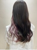 グレージュ×ラベンダーインナー