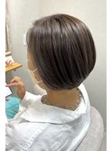 白髪を活かすカラー
